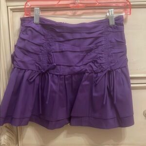 purple skirt